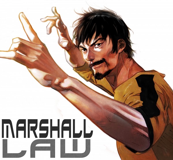 Marshall Law - arte de fã - personagens ficcionais inspirados no Bruce Lee
