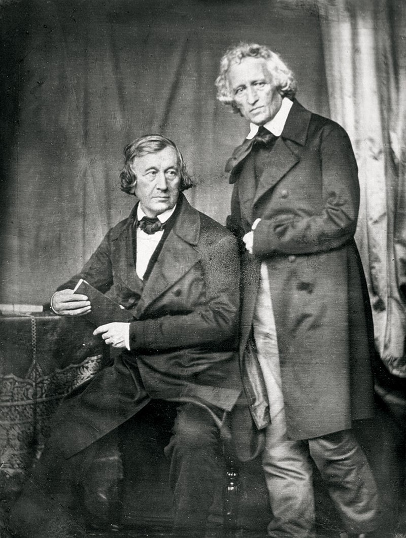 Jacob e Wilhelm Grimm em 1847. Fonte: Wikipédia.