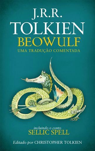 Capa de Beowulf, traduzida por J.R.R. Tolkien.