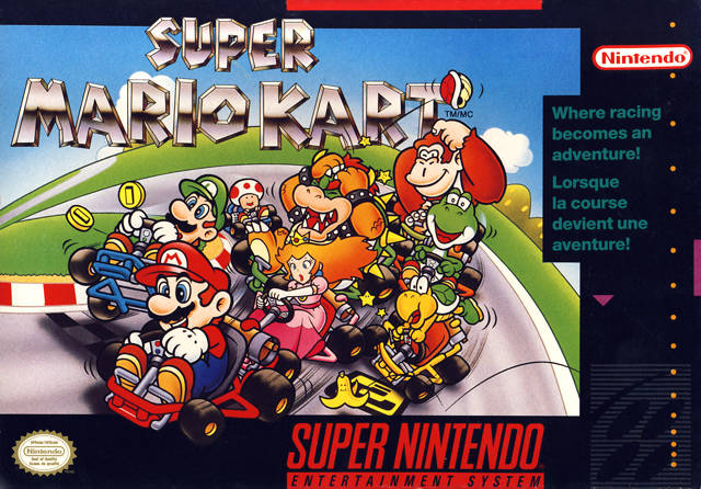 Super Mario Kart - jogos mais nostálgicos da Super Nintendo