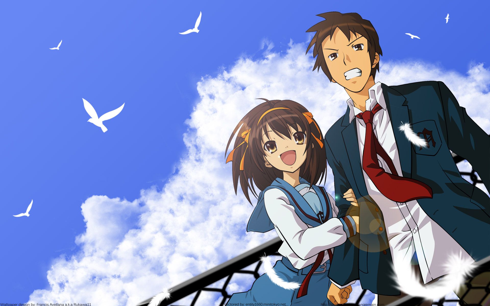Haruhi Suzumiya & Kyon - casais mais populares do anime Seinen