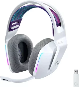 Conheça o Headset Gamer Sem Fio Logitech G733 Branco com 7.1 Dolby Surround, RGB LIGHTSYNC, Blue VO!CE e Muito Mais!