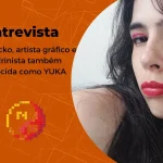 Aline Cacko, artista gráfico e quadrinista também conhecida como YUKA