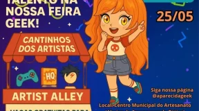Garavelo Geek 2025 abre inscrições gratuitas para artistas e criadores locais participarem do Artist Alley