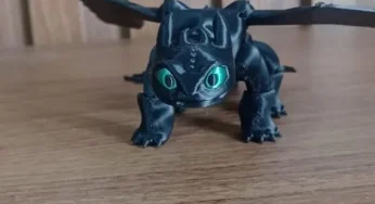 Leve o Banguela para Casa: Miniatura Articulada 3D do Fúria da Noite com Desconto na Amazon!